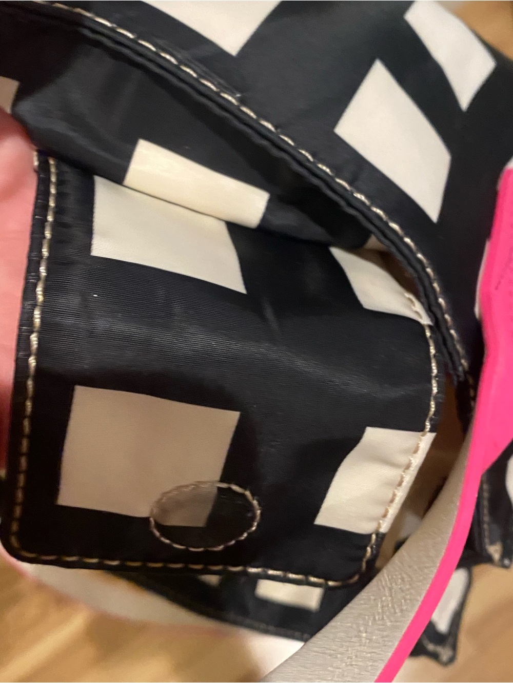 kate spade Berry Street Elise Tote Bag with Pink Leather Handles EUC! 11x10 - Picture 13 of 13